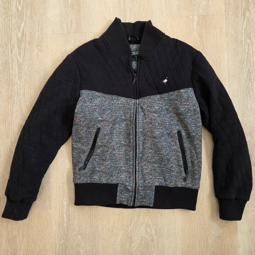 Staple Pigeon Brand Jacket Sz S City Background